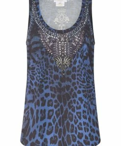 Camilla EBoutique (US) SCOOP NECK TANK THE CATS MEOW