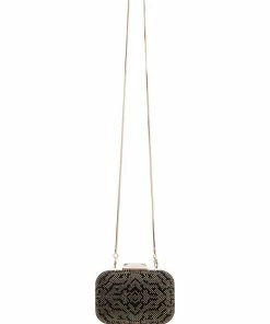 Camilla EBoutique (US) HARD CASE CLUTCH SOLID BLACK