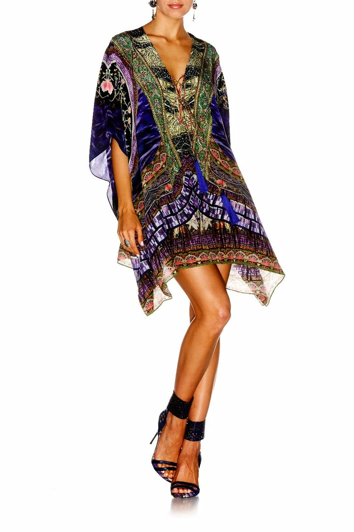 Camilla EBoutique (US) SHORT LACE UP KAFTAN THREADS THAT BIND US Resort
