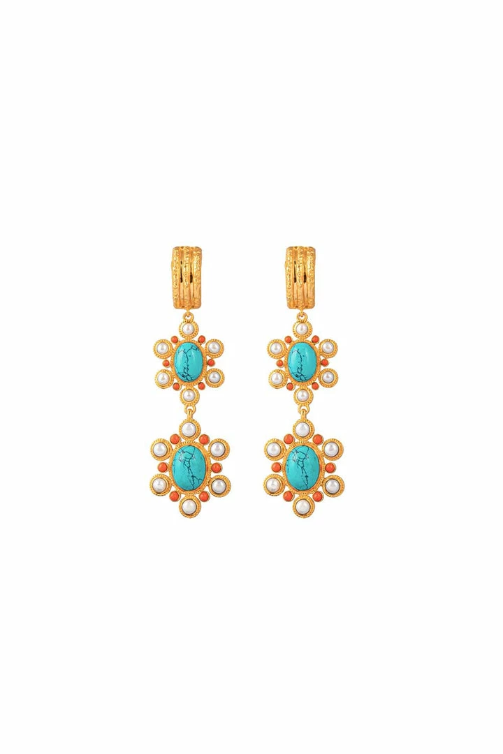 Camilla EBoutique (US) Accessories TORQUOISE MADEMOISELLE EARRINGS MULTI