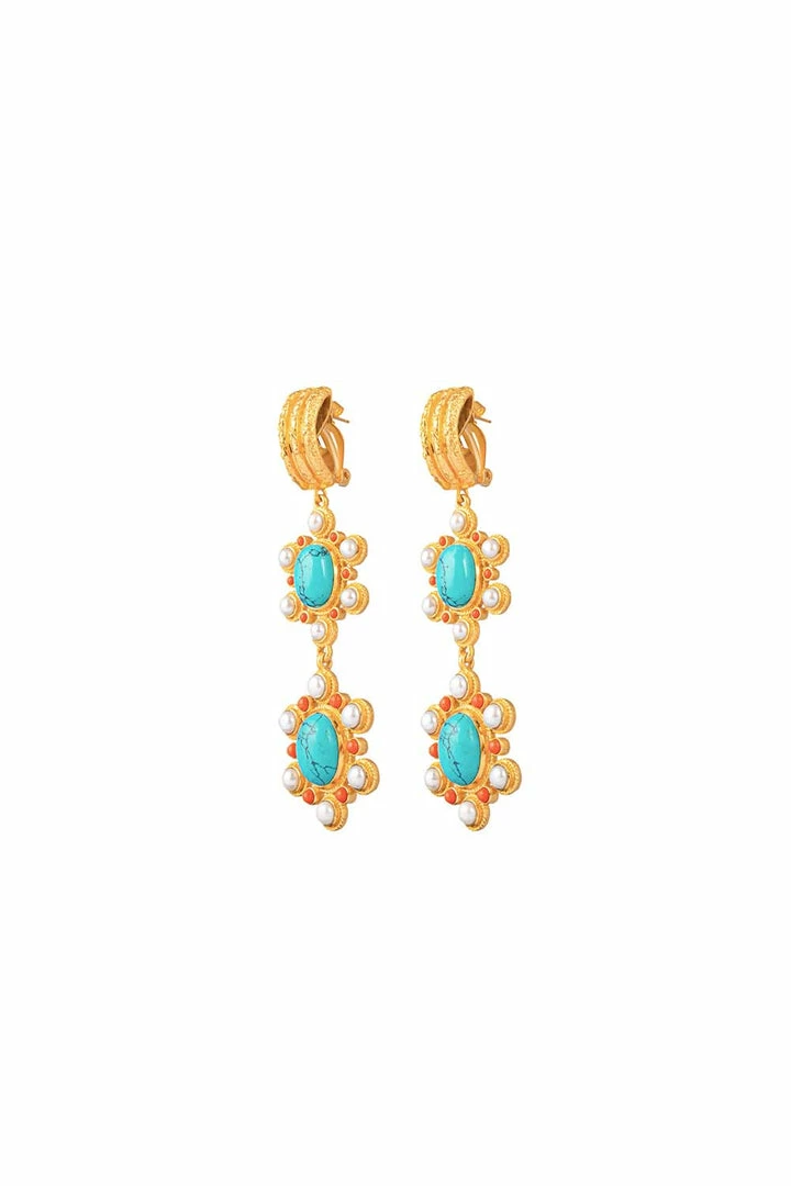 Camilla EBoutique (US) Accessories TORQUOISE MADEMOISELLE EARRINGS MULTI
