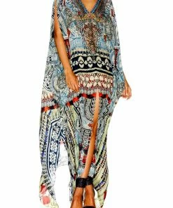 Camilla EBoutique (US) Resort SPLIT FRONT AND SLEEVE KAFTAN TEACHER'S PET