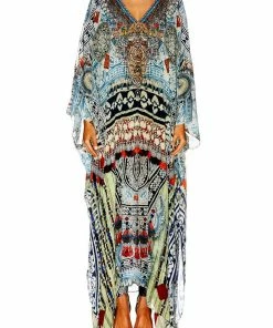 Camilla EBoutique (US) Resort SPLIT FRONT AND SLEEVE KAFTAN TEACHER'S PET