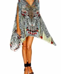 Camilla EBoutique (US) SPLIT SHOULDER SHORT KAFTAN TEACHER'S PET