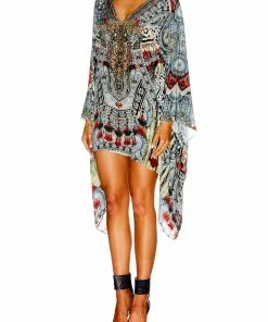 Camilla EBoutique (US) SPLIT SHOULDER SHORT KAFTAN TEACHER'S PET