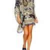 Camilla EBoutique (US) SHORT ROUND NECK KAFTAN A LITTLE PAST TWILIGHT