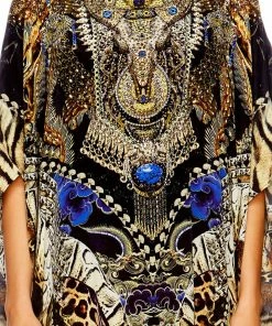 Camilla EBoutique (US) Resort ROUND NECK KAFTAN DRAGON LADY