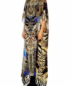 Camilla EBoutique (US) Resort ROUND NECK KAFTAN DRAGON LADY