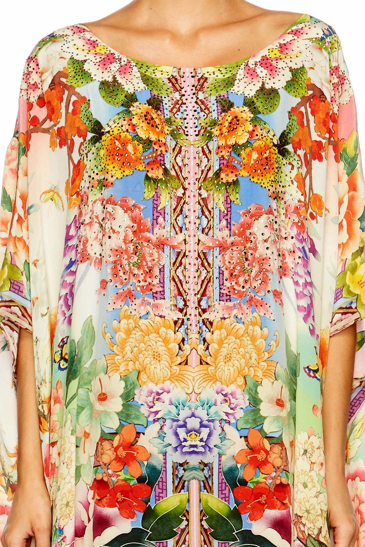Camilla EBoutique (US) ROUND NECK KAFTAN FLOWER HOUR Resort