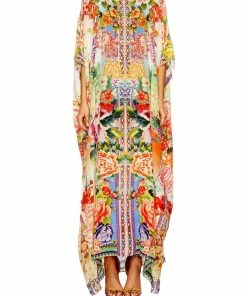 Camilla EBoutique (US) ROUND NECK KAFTAN FLOWER HOUR Resort