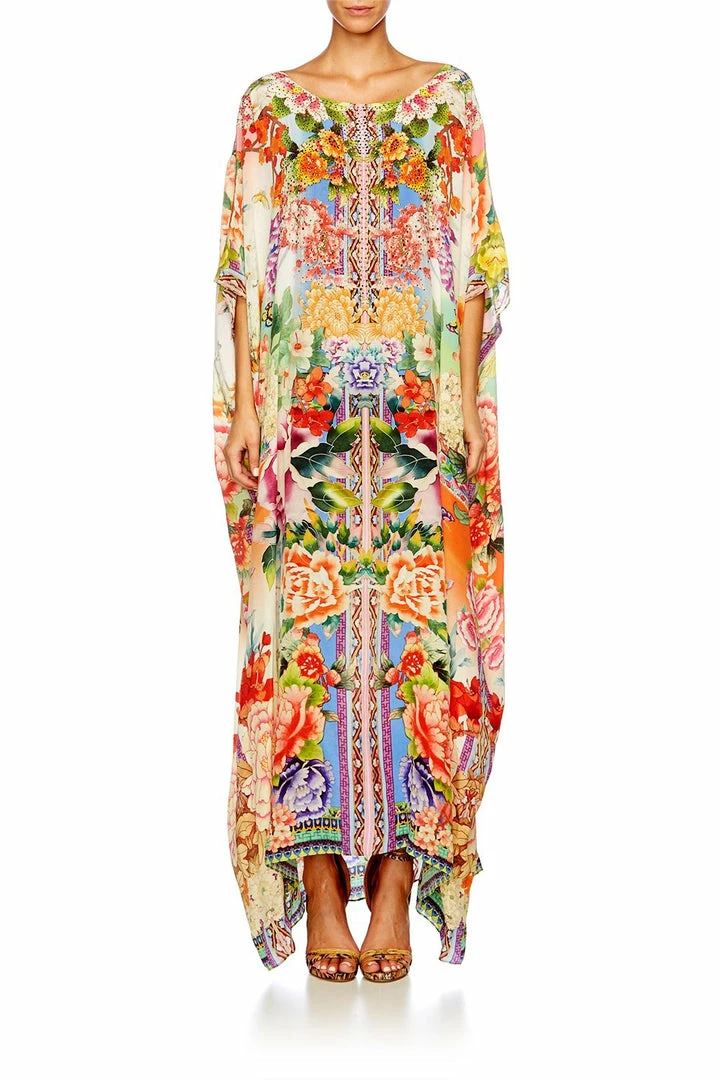 Camilla EBoutique (US) ROUND NECK KAFTAN FLOWER HOUR Resort