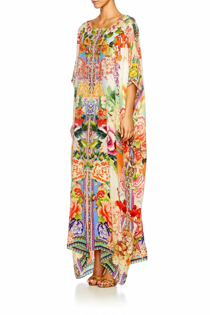 Camilla EBoutique (US) ROUND NECK KAFTAN FLOWER HOUR Resort