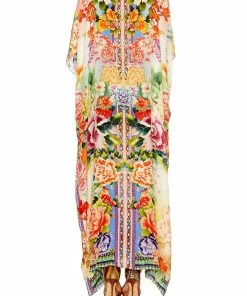 Camilla EBoutique (US) ROUND NECK KAFTAN FLOWER HOUR Resort