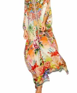 Camilla EBoutique (US) ROUND NECK KAFTAN FLOWER HOUR Resort