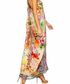 Camilla EBoutique (US) ROUND NECK KAFTAN FLOWER HOUR Resort