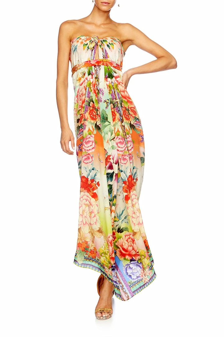 Camilla EBoutique (US) ROUND NECK KAFTAN FLOWER HOUR Resort