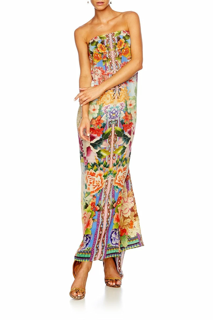 Camilla EBoutique (US) ROUND NECK KAFTAN FLOWER HOUR Resort