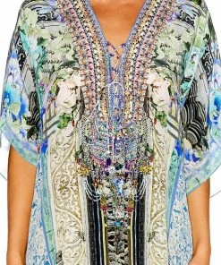 Camilla EBoutique (US) Resort SHORT LACE UP KAFTAN DEAR DIARY