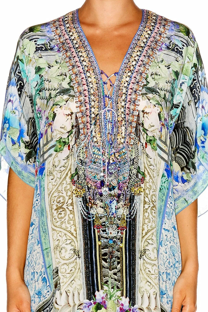 Camilla EBoutique (US) Resort SHORT LACE UP KAFTAN DEAR DIARY