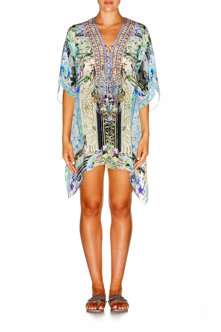 Camilla EBoutique (US) Resort SHORT LACE UP KAFTAN DEAR DIARY