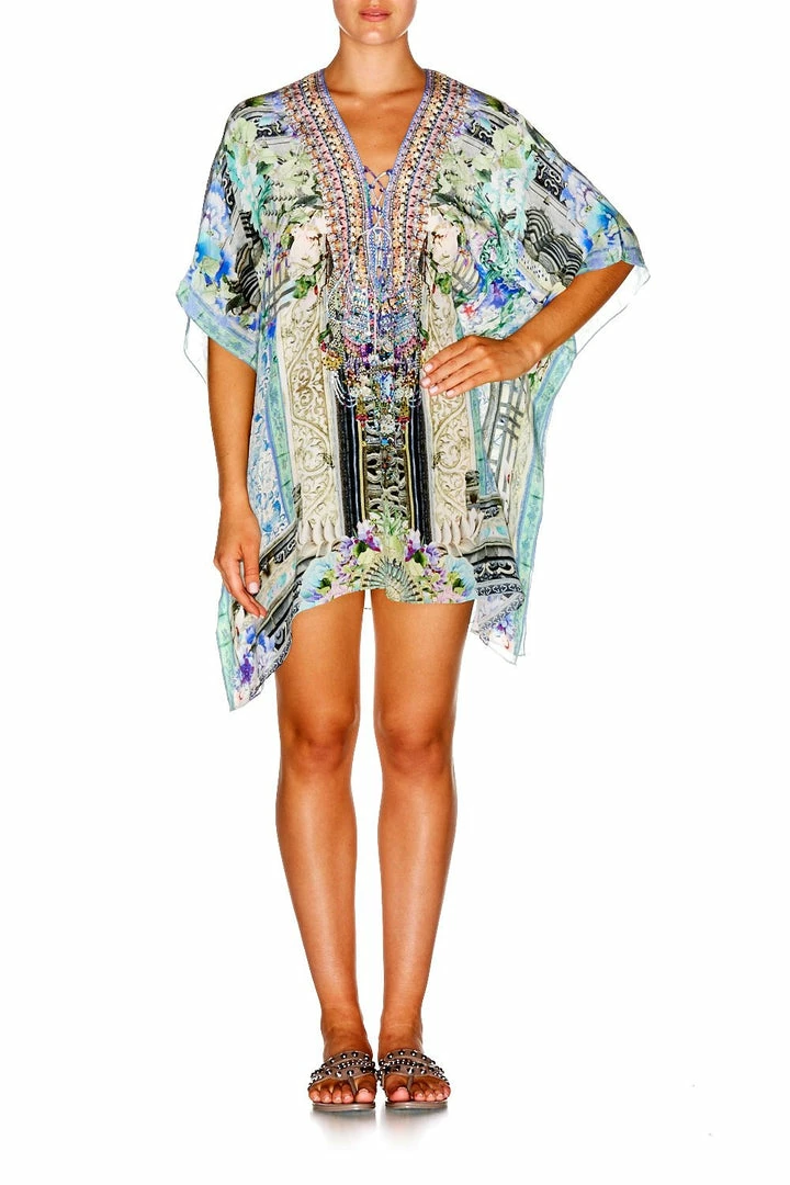 Camilla EBoutique (US) Resort SHORT LACE UP KAFTAN DEAR DIARY