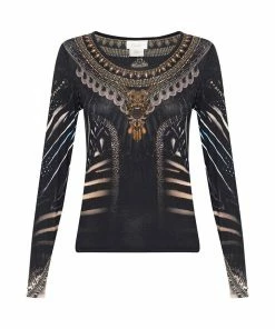 Camilla EBoutique (US) Sale Clothing LONG SLEEVE FITTED TOP QUECHUA KING