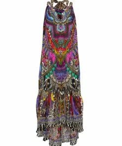 Camilla EBoutique (US) DROP SHOULDER FLARED DRESS GUARDIANS OF THE SUN New To Sale