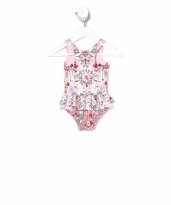 Camilla EBoutique (US) BABIES RUFFLE BACK ONE PIECE BELIEVE IN LOVE