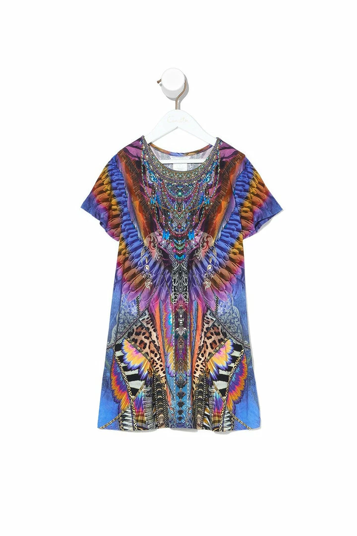 Camilla EBoutique (US) INFANTS TSHIRT DRESS WITH FLARE HEM LOVE ON THE WING Up To 30% Off