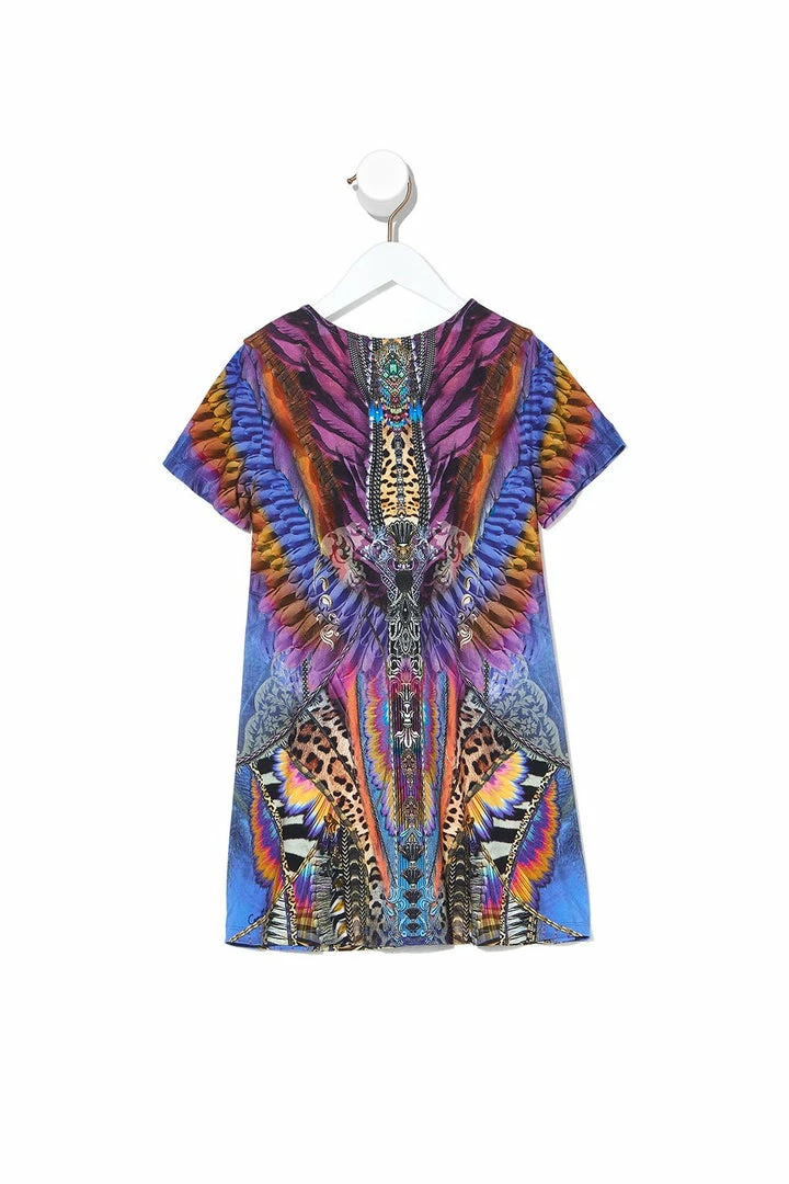 Camilla EBoutique (US) INFANTS TSHIRT DRESS WITH FLARE HEM LOVE ON THE WING Up To 30% Off