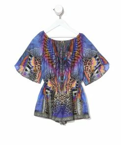 Camilla EBoutique (US) Up To 30% Off KIDS 3/4 FLARE SLEEVE PLAYSUIT LOVE ON THE WING