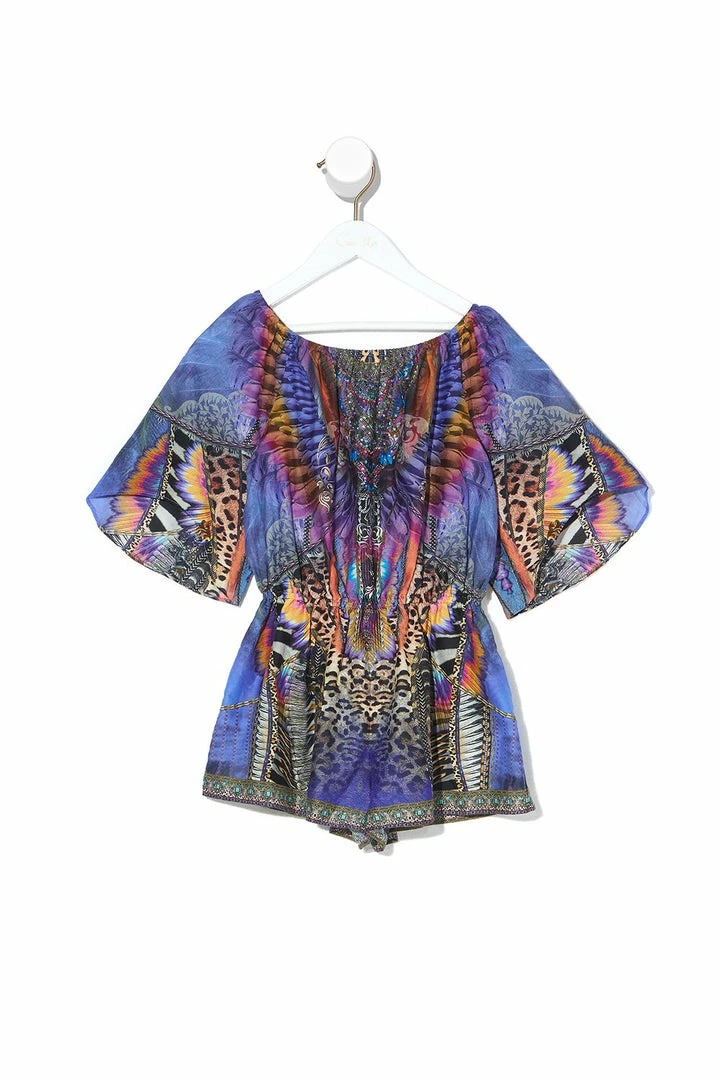 Camilla EBoutique (US) Up To 30% Off KIDS 3/4 FLARE SLEEVE PLAYSUIT LOVE ON THE WING