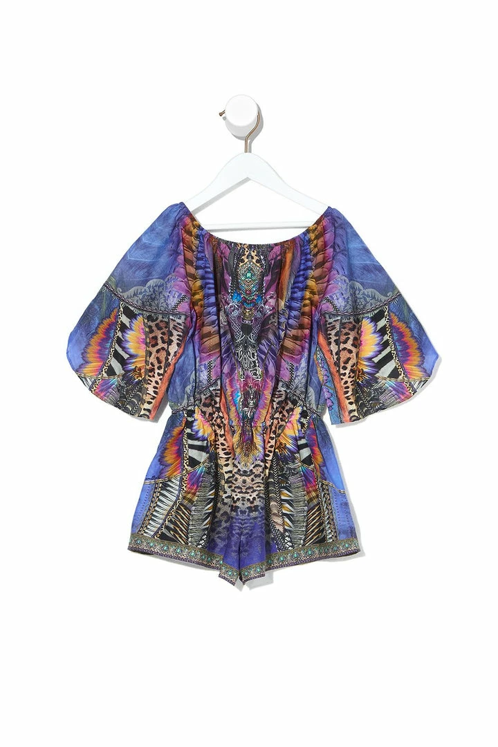 Camilla EBoutique (US) Up To 30% Off KIDS 3/4 FLARE SLEEVE PLAYSUIT LOVE ON THE WING