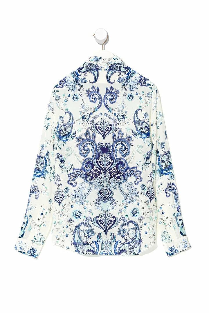 Camilla EBoutique (US) Up To 30% Off COLLARED LONG SLEEVE SHIRT TALKING ABOUT A REVOLUTION