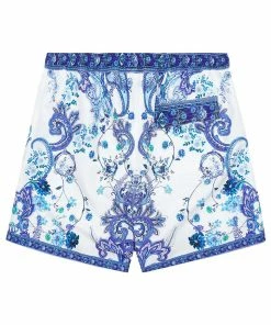 Camilla EBoutique (US) ELASTIC WAIST BOARDSHORT TALKING ABOUT A REVOLUTION Up To 30% Off