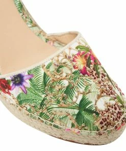 Camilla EBoutique (US) Up To 50% Off ESPADRILLE WEDGE W GROSGRAIN TIE FAIR VERONA