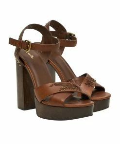 Camilla EBoutique (US) Up To 30% Off WOOD PLATFORM TAN