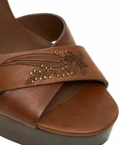 Camilla EBoutique (US) Up To 30% Off WOOD PLATFORM TAN