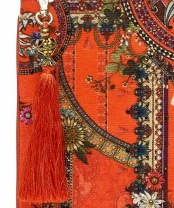 Camilla EBoutique (US) SMALL CANVAS CLUTCH WONDERING WARATAH