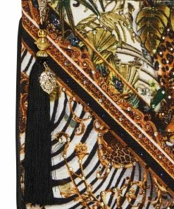 Camilla EBoutique (US) SMALL CANVAS CLUTCH NIGHT WAITING FOR DAY Up To 30% Off