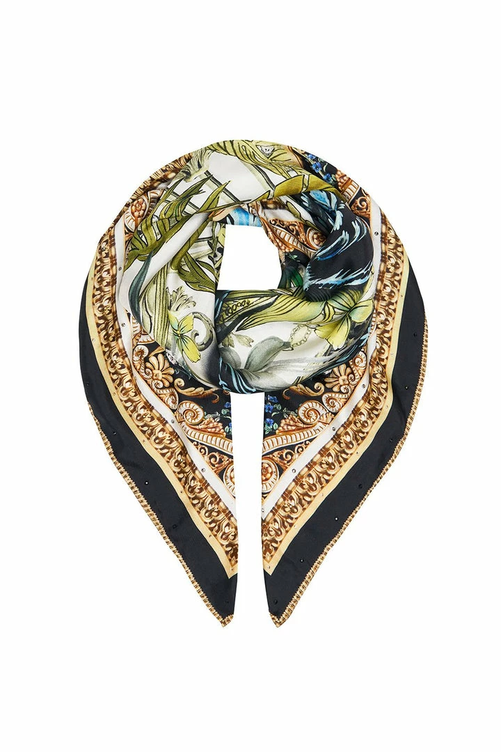 Camilla EBoutique (US) LARGE SQUARE SCARF NIGHT WAITING FOR DAY Up To 30% Off