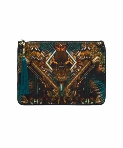 Camilla EBoutique (US) SMALL CANVAS CLUTCH MATERNAL INSTINCT