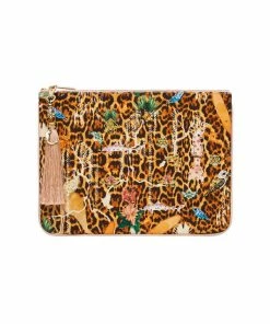 Camilla EBoutique (US) SMALL CANVAS CLUTCH FAUNA ELECTRO Up To 30% Off