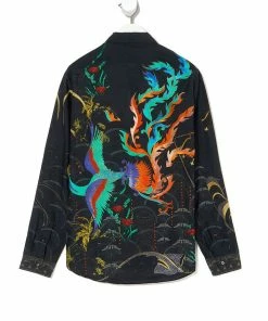 Camilla EBoutique (US) COLLARED LONG SLEEVE SHIRT WISE WINGS Up To 30% Off