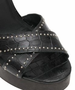 Camilla EBoutique (US) Up To 30% Off CROC PLATFORM SOLID BLACK