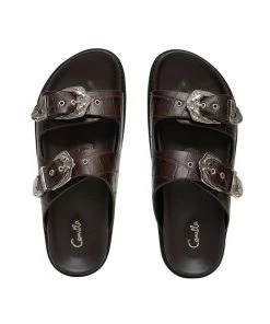 Camilla EBoutique (US) OUTBACK SLIDE DARK BROWN