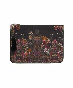 Camilla EBoutique (US) Up To 30% Off SMALL CANVAS CLUTCH RESTLESS NIGHTS