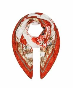 Camilla EBoutique (US) LARGE SQUARE SCARF SOLID RED