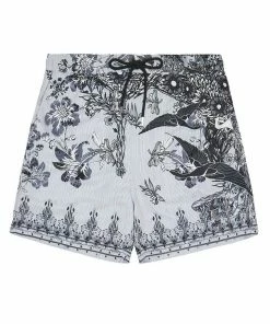 Camilla EBoutique (US) Up To 30% Off ELASTIC WAIST BOARDSHORT SILVER LININGS
