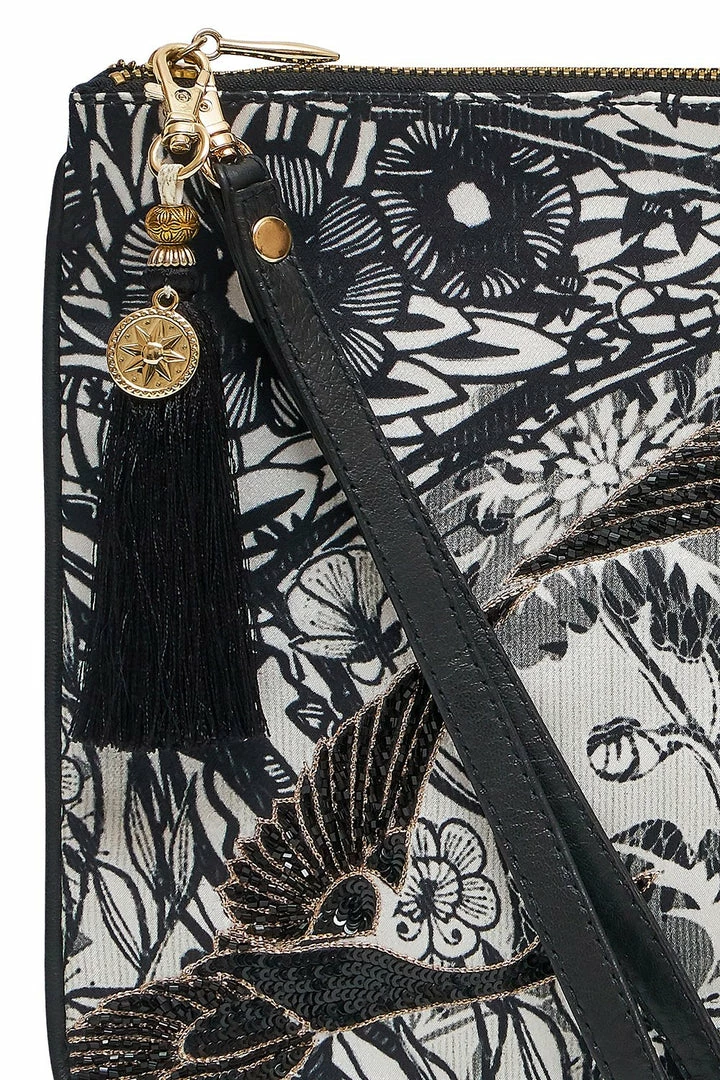 Camilla EBoutique (US) Up To 30% Off ZIP TOP CLUTCH SILVER LININGS